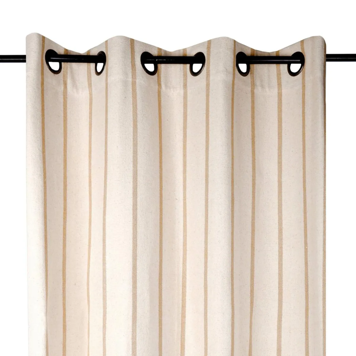 EMINZA Rideau toile de coton (135 x 260 cm) Ocealys Beige
