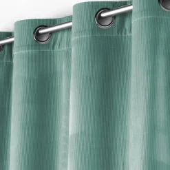 douceur d'intu017drieur Rideau velours (140 x 260 cm) Casual Vert sauge Outlet