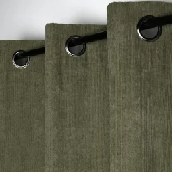 STOF Rideau velours (140 x 260 cm) Dandy Vert kaki New