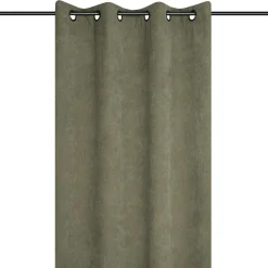 STOF Rideau velours (140 x 260 cm) Dandy Vert kaki New