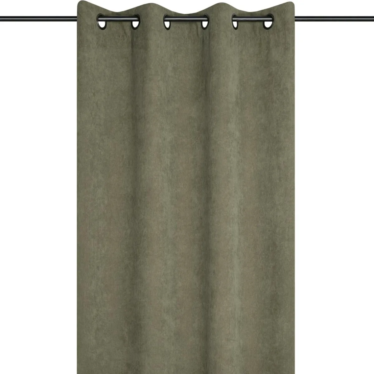 STOF Rideau velours (140 x 260 cm) Dandy Vert kaki New