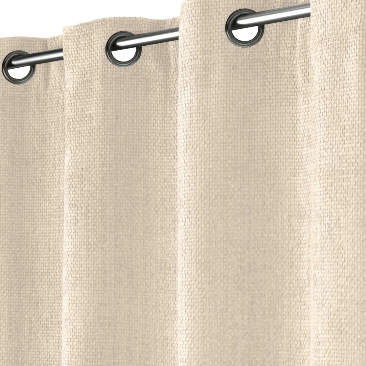douceur d'intu017drieur Rideau velours chenille (140 x 260 cm) Leo Ecru Hot