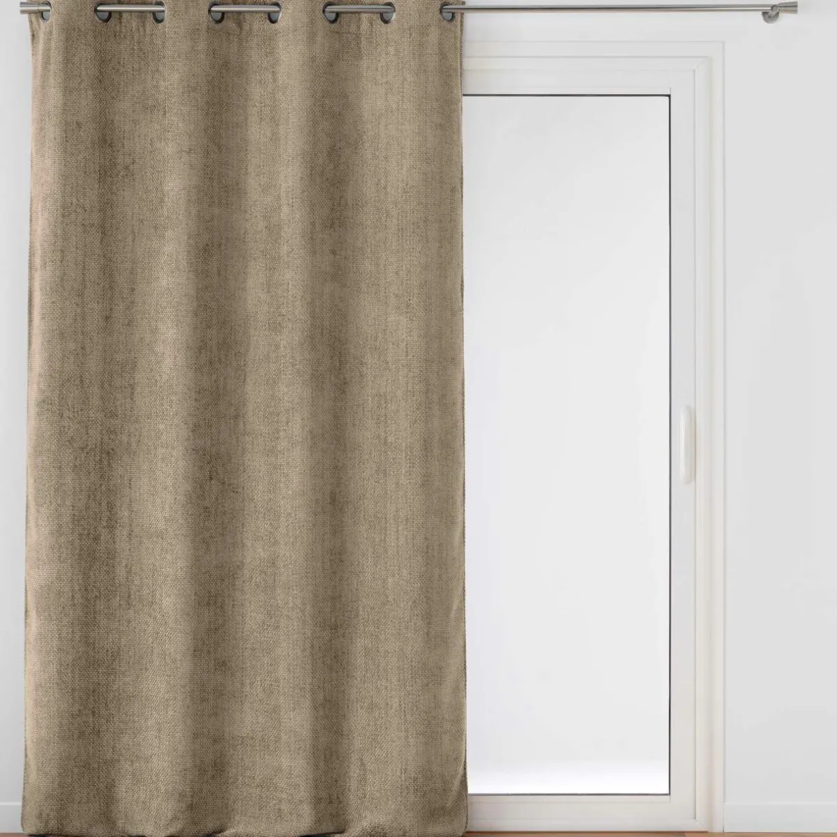 douceur d'intu017drieur Rideau velours chenille (140 x 260 cm) Leo Beige Outlet
