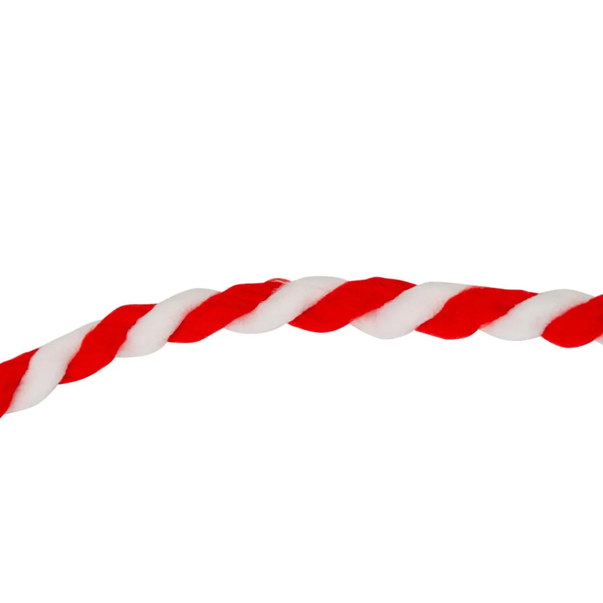 JJA Ruban corde décoratif (3 m) Sucre d'orge Rouge New