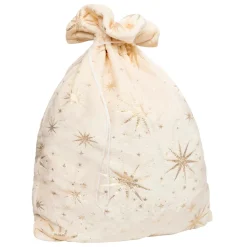 JJA Sac cadeau (H70 cm) Étoiles Célestes et doré Ivoire Sale
