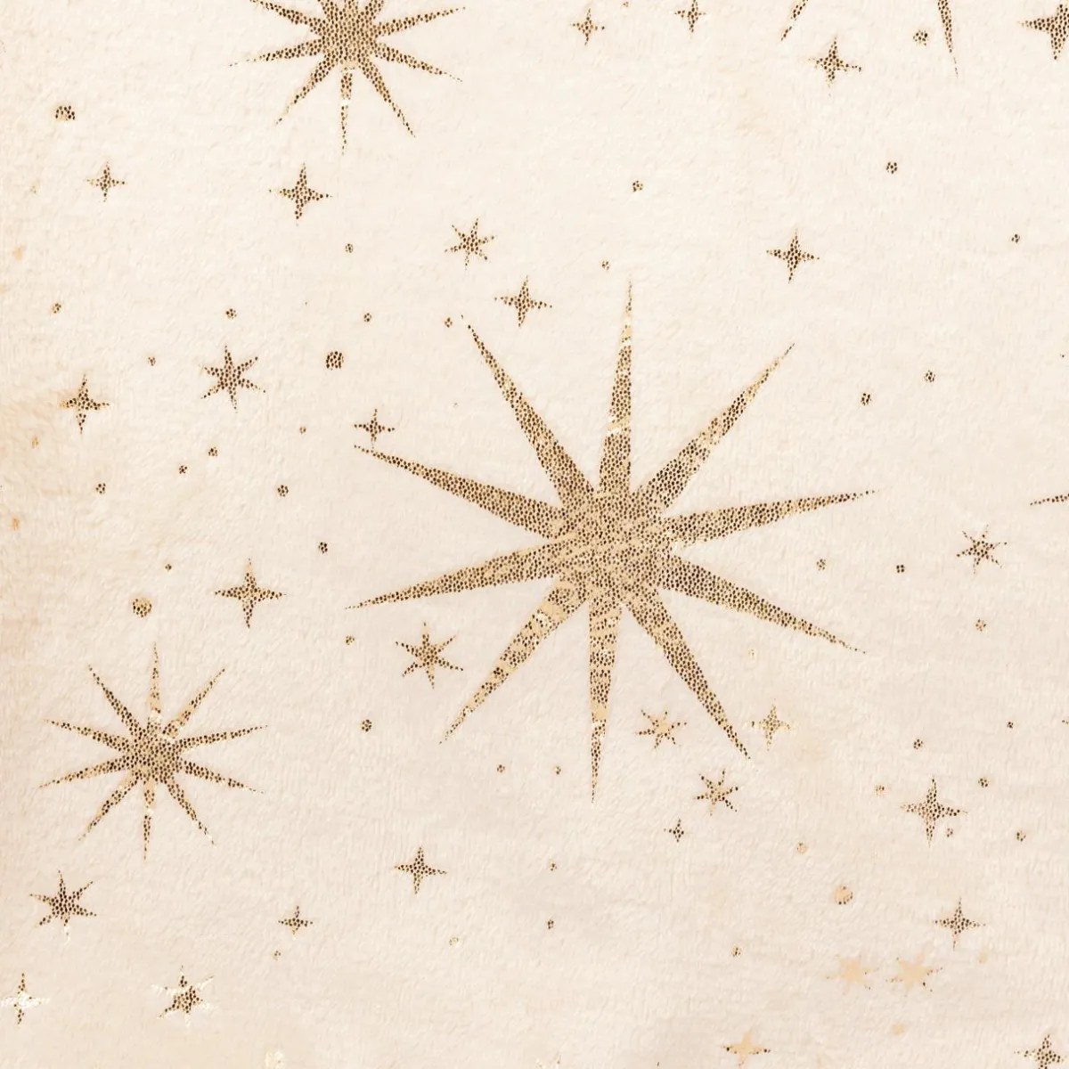 JJA Sac cadeau (H70 cm) Étoiles Célestes et doré Ivoire Sale