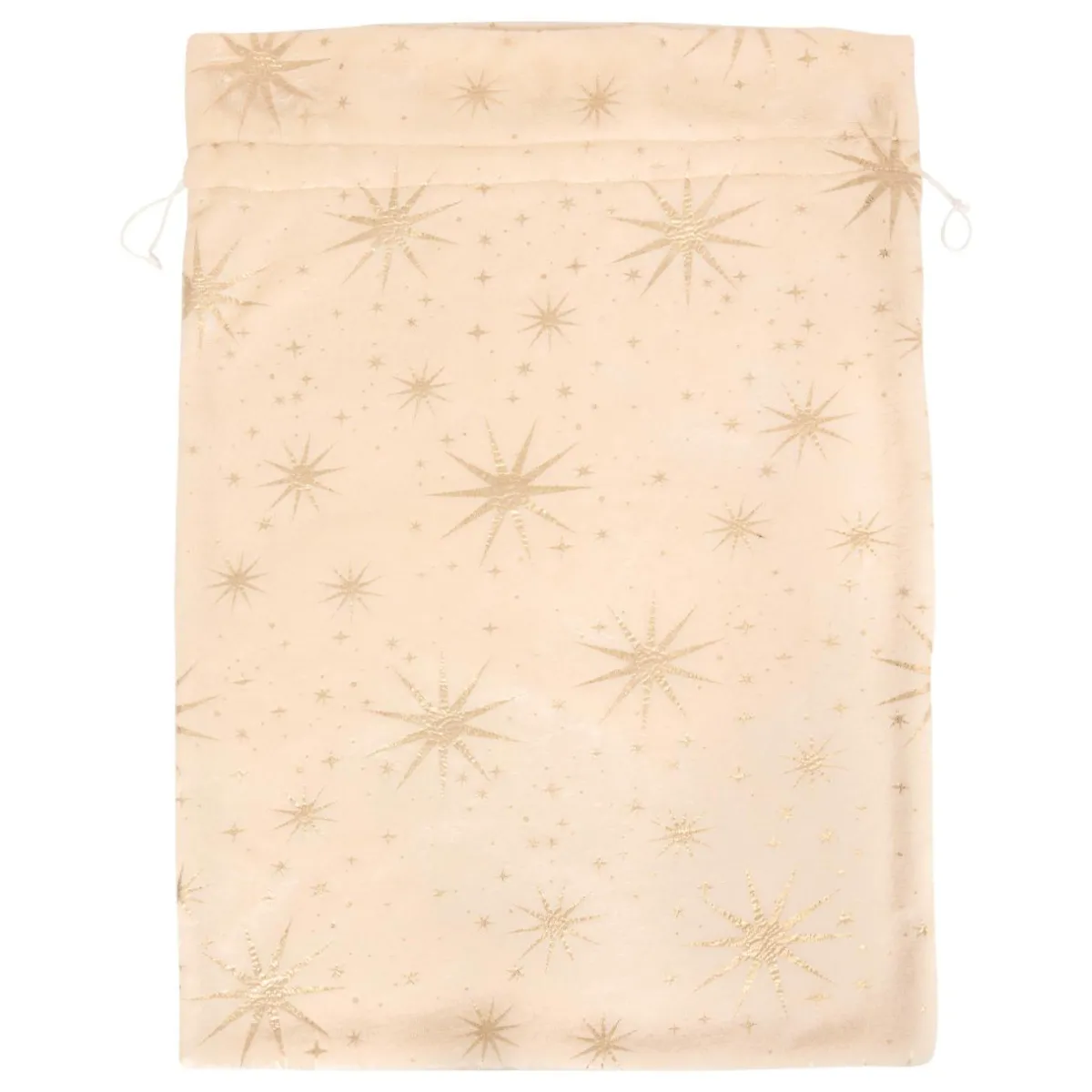 JJA Sac cadeau (H70 cm) Étoiles Célestes et doré Ivoire Sale