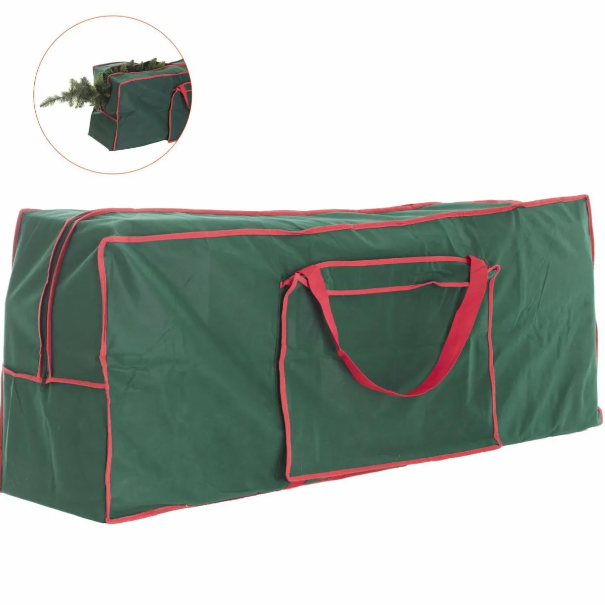 Feeric Lights & Christmas Sac de rangement (50 x 125 cm) pour sapin artificiel Vert Best