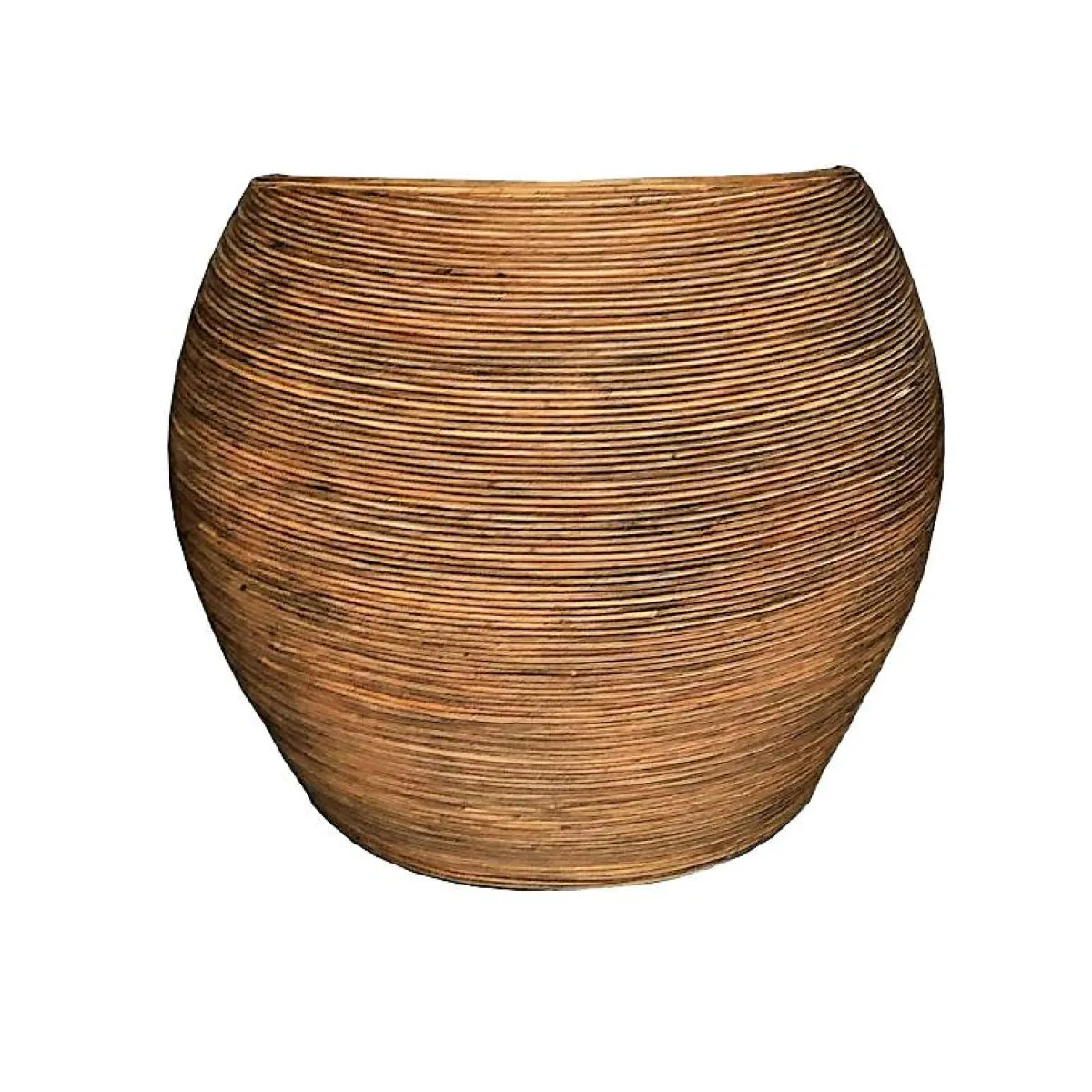 MOBELLIA Salon de jardin en rotin 5 places Trinidad beige Naturel New