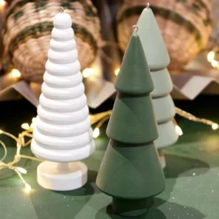 KAEMINGK Sapin à suspendre en bois (H15 cm) Harmonie Menthe blanche Vert menthe Best