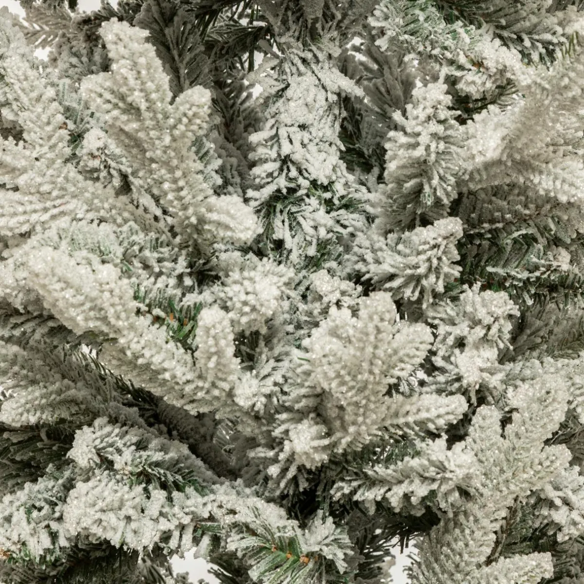 JJA Sapin artificiel de Noël en pot (H150 cm) Frosty Vert enneigé Sapin enneigé Best