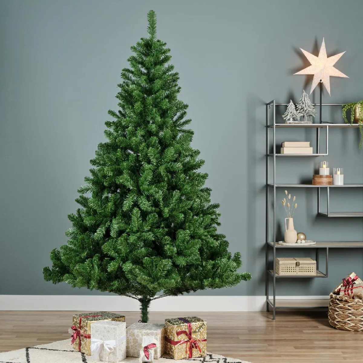 EMINZA Sapin artificiel de Noël (H150 cm) Naturia Vert sapin Sapin vert Discount