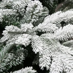 EMINZA Sapin artificiel de Noël (H240 cm) Glorious Vert enneigé Sapin enneigé New