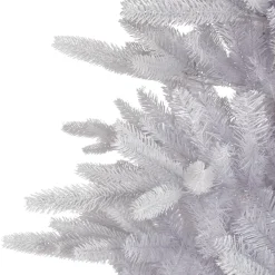 EMINZA Sapin artificiel de Noël (H180 cm) Odense Blanc irisé et pailleté Sapin blanc Best