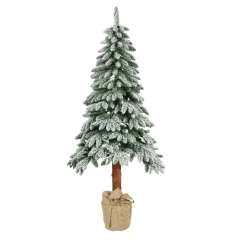KAEMINGK Sapin artificiel de Noël (H270 cm) Tora Vert enneigé Sapin enneigé Clearance