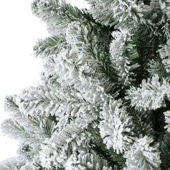 EMINZA Sapin artificiel de Noël (H300 cm) King Vert enneigé Sapin enneigé New
