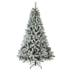 EMINZA Sapin artificiel de Noël (H300 cm) King Vert enneigé Sapin enneigé New
