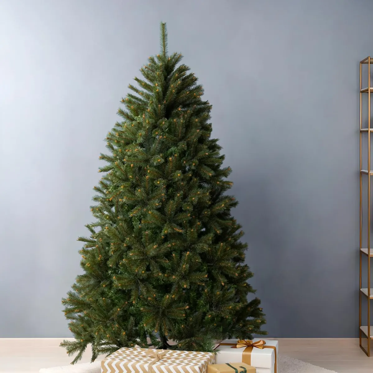EMINZA Sapin artificiel de Noël (H180 cm) Stockholm Vert finition perlée Vert givré Best
