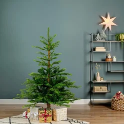 EMINZA Sapin artificiel de Noël (H120 cm) Glorious Vert sapin Sapin vert Hot