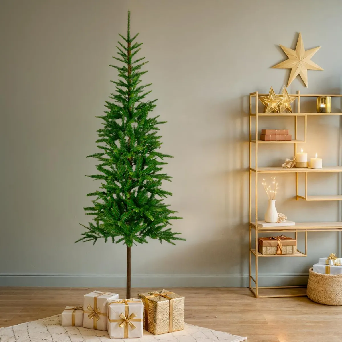 EMINZA Sapin artificiel de Noël (H240 cm) Glockner Vert sapin Sapin vert Outlet