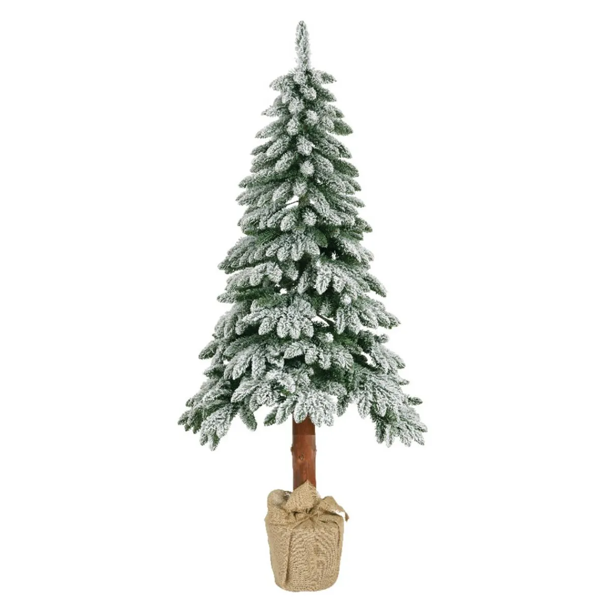 KAEMINGK Sapin artificiel de Noël (H180 cm) Tora Vert enneigé Sapin enneigé Outlet