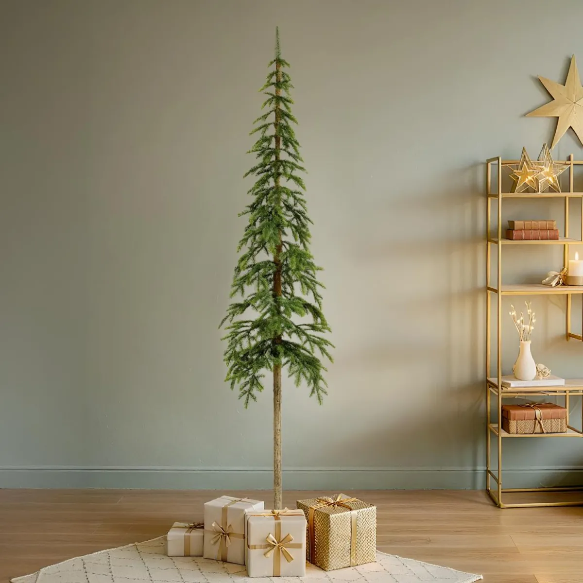 EMINZA Sapin artificiel de Noël (H150 cm) Sierra Vert sapin Sapin vert Outlet
