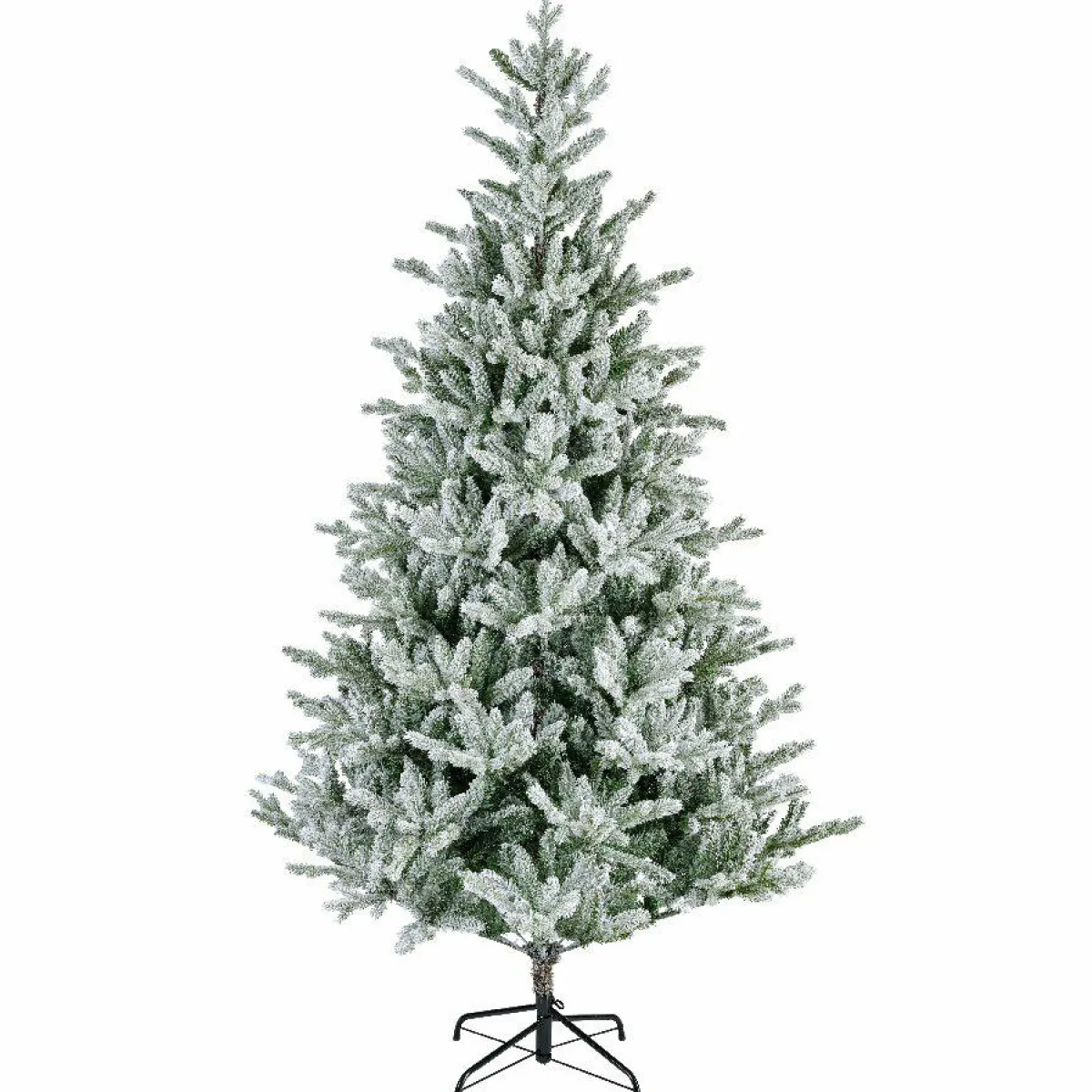 EMINZA Sapin artificiel de Noël (H180 cm) Allix Vert enneigé Sapin enneigé