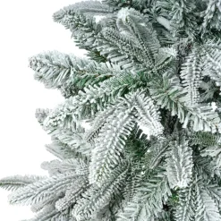 EMINZA Sapin artificiel de Noël (H210 cm) Glockner Vert enneigé Sapin enneigé Best