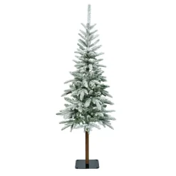 EMINZA Sapin artificiel de Noël (H210 cm) Glockner Vert enneigé Sapin enneigé Best