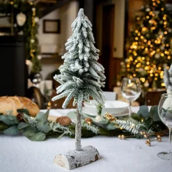 KAEMINGK Sapin artificiel de table (H45 cm) Costy Vert émeraude Sapin enneigé Sale