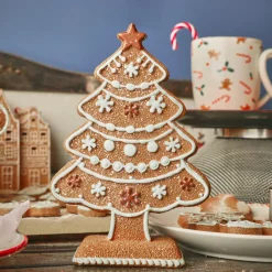 KAEMINGK Sapin de Noël à poser (H17 cm) Gourmandise sucrée et Blanc Marron Best