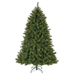 EMINZA Sapin de Noël artificiel (H300 cm) Stockholm Vert finition perlée Vert givré Hot