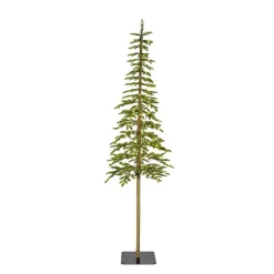 EMINZA Sapin de Noël artificiel lumineux 200 LED (H210 cm) Sierra Vert sapin Sapin vert lumineux Sale