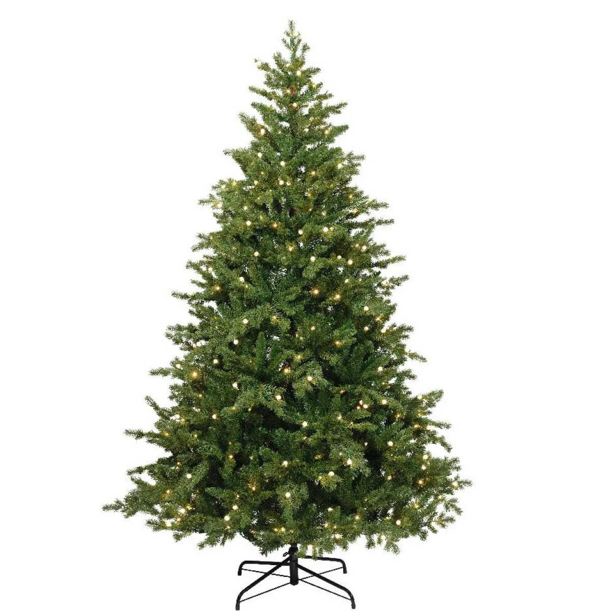 EMINZA Sapin de Noël artificiel lumineux 350 LED (H180 cm) Idaho Vert sapin Sapin vert lumineux Sale