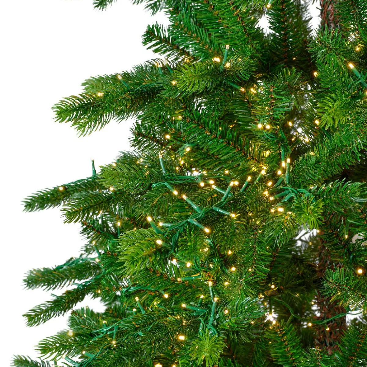 EMINZA Sapin de Noël artificiel lumineux 3000 LED (H180 cm) Caucasia Nordmann Vert sapin Sapin vert lumineux Online