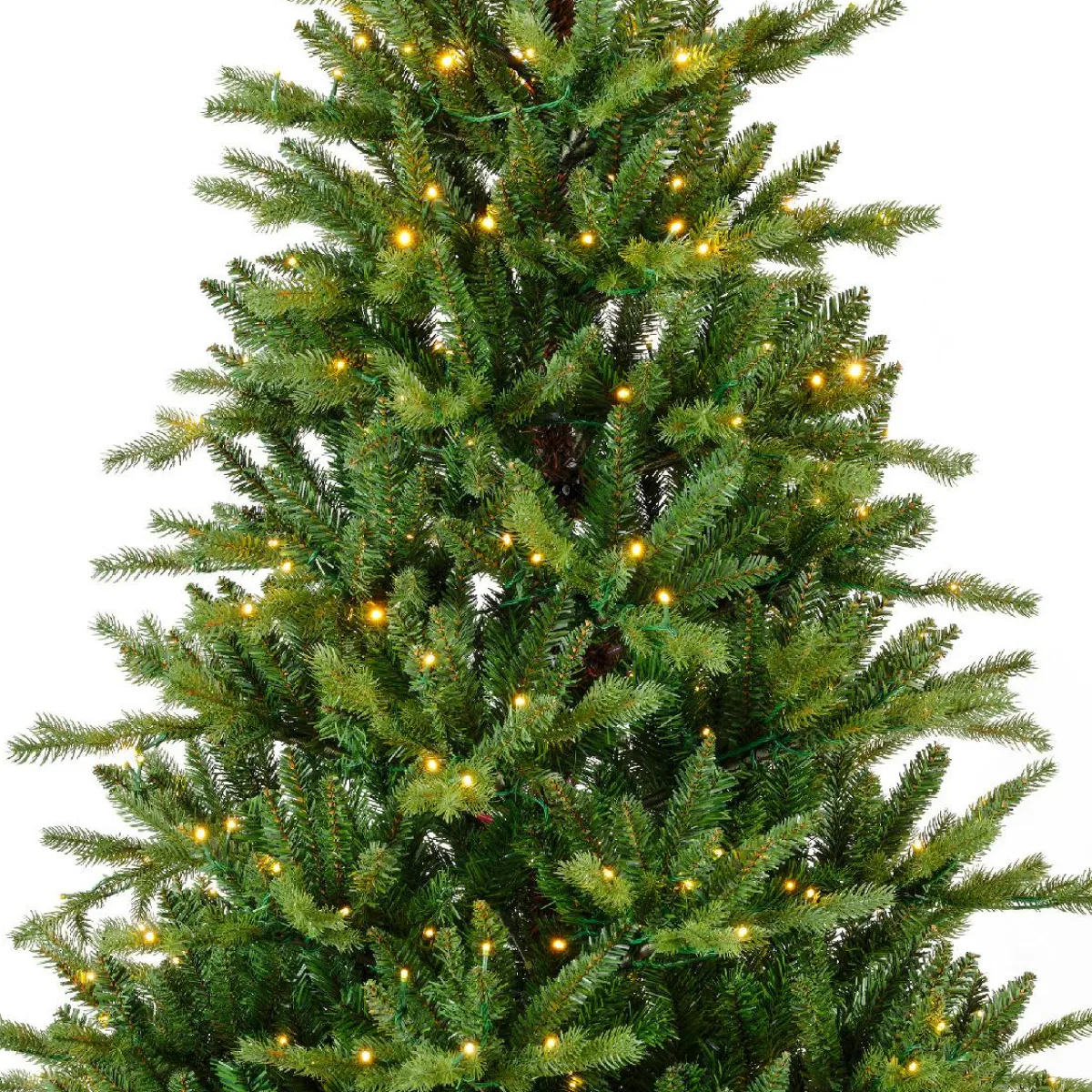 EMINZA Sapin de Noël artificiel lumineux 320 LED (H180 cm) Allix Vert sapin Sapin vert lumineux Sale