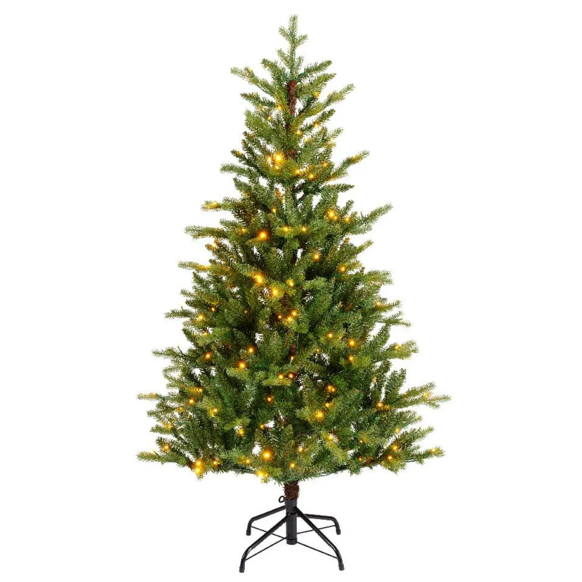 EMINZA Sapin de Noël artificiel lumineux 320 LED (H180 cm) Allix Vert sapin Sapin vert lumineux Sale
