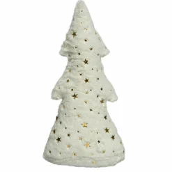 KAEMINGK Sapin de Noël (H40 cm) Douceur étoiles dorées Blanc