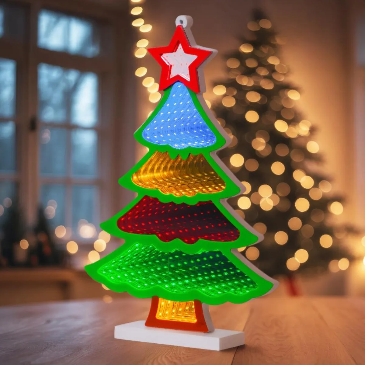 KAEMINGK Sapin de Noël lumineux 180 LED (H32 cm) Infinity Multicolore Sale