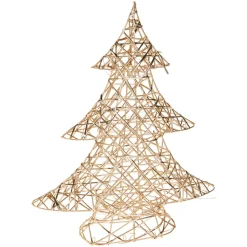 KOOPMAN Sapin lumineux à piles 30 LED (H40 cm) Féerie de Noël Blanc Chaud doré Online