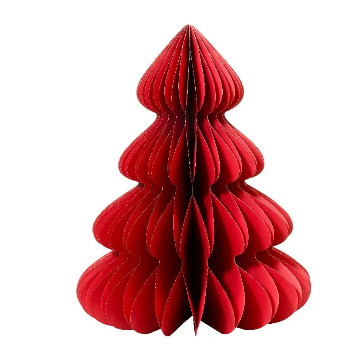 KAEMINGK Sapin papier à poser (H60 cm) Fermeture Magnétique Rouge Hot