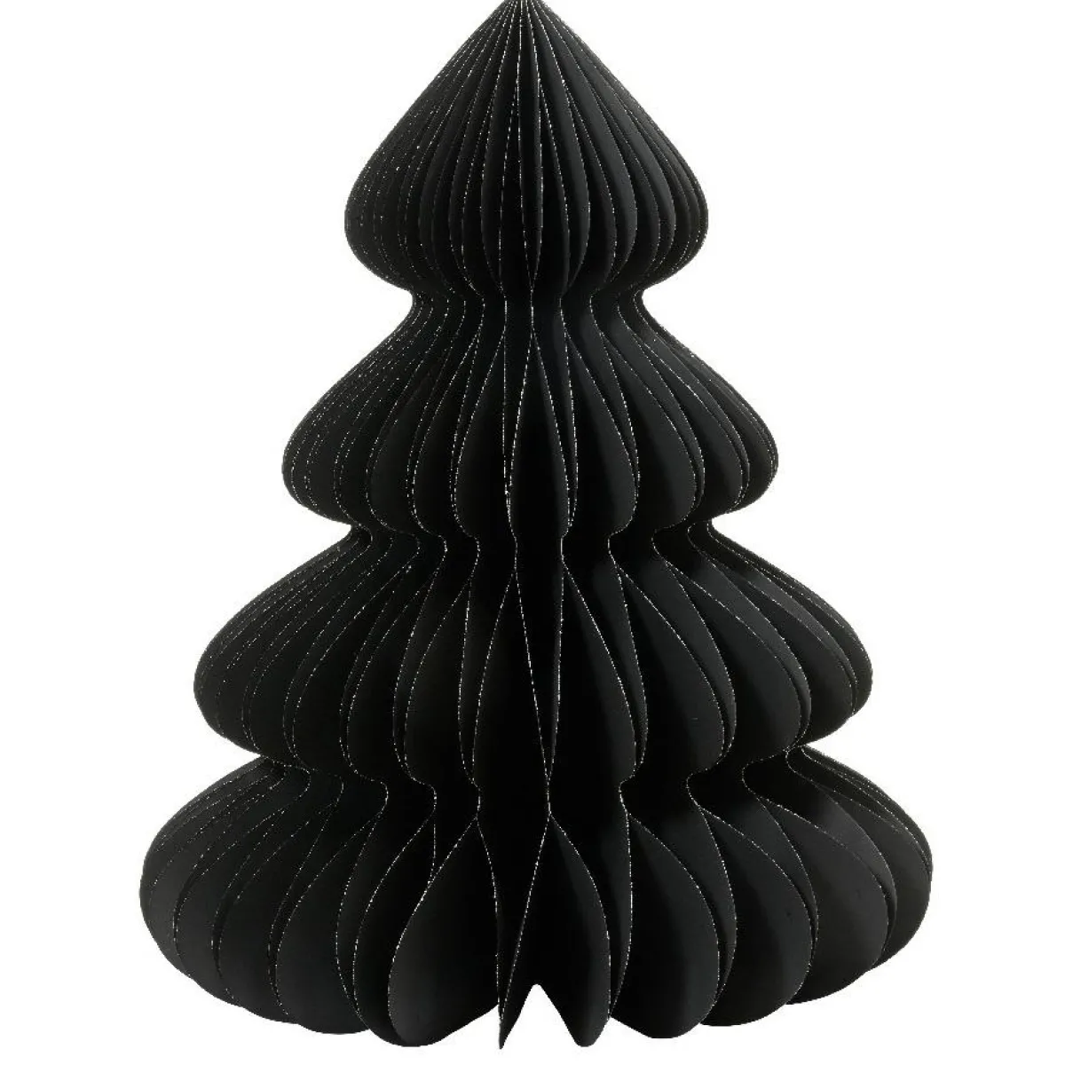 KAEMINGK Sapin papier à poser (H90 cm) Fermeture Magnétique Noir Sale