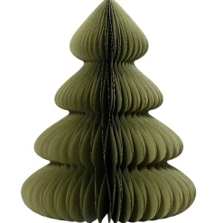 KAEMINGK Sapin papier à poser (H90 cm) Fermeture Magnétique Vert Discount