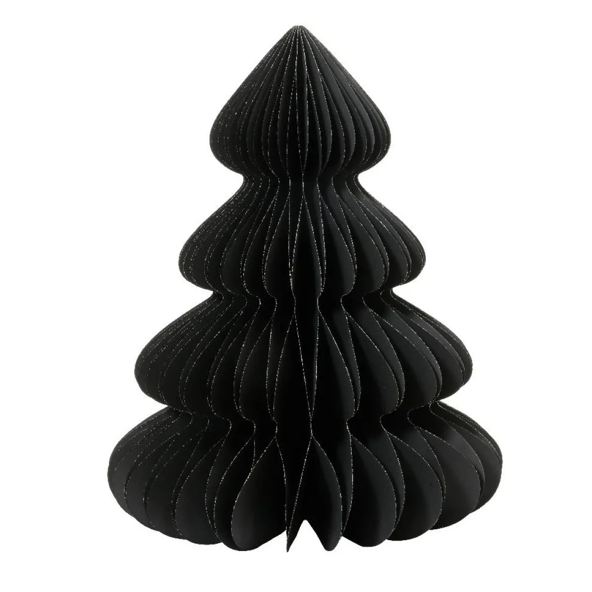 KAEMINGK Sapin papier à poser (H60 cm) Fermeture Magnétique Noir