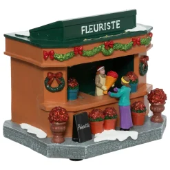 FEERIC LIGHTS Scène de vie illuminée à piles (H17 cm) Fleuriste Clearance