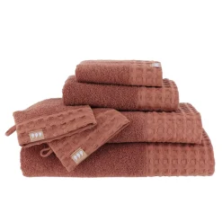 TENDANCE Serviette de bain coton (30 x 50 cm) Season Color Ambre Clearance