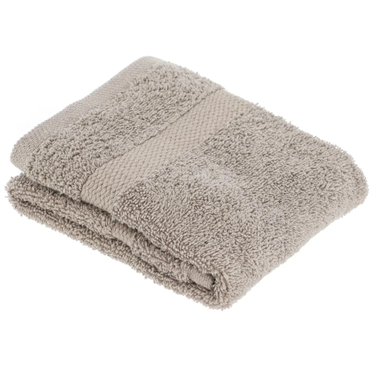 TENDANCE Serviette de bain coton (30 x 50 cm) Timeless Taupe Online