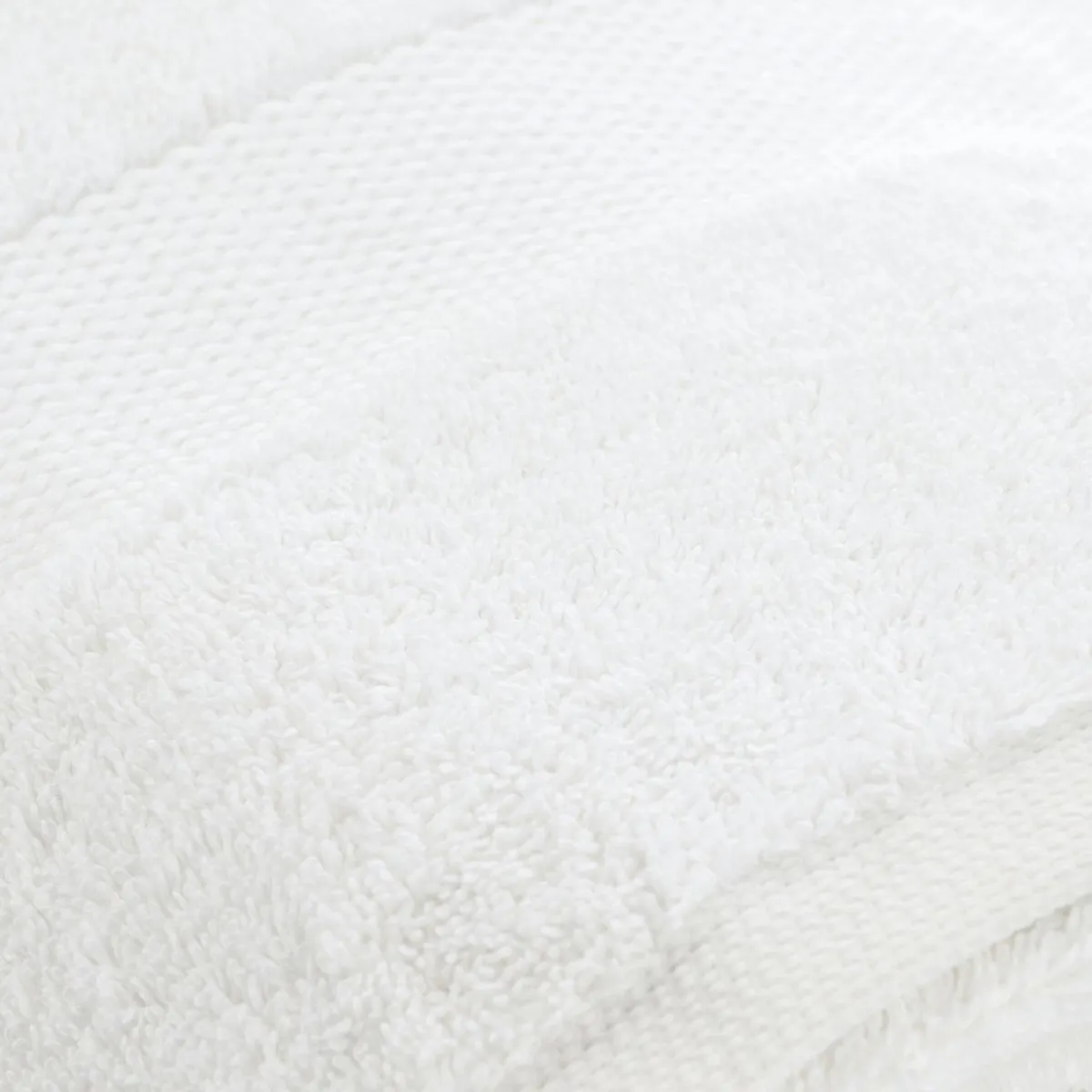 TENDANCE Serviette de bain coton (90 x 150 cm) Timeless he Blanc Sale