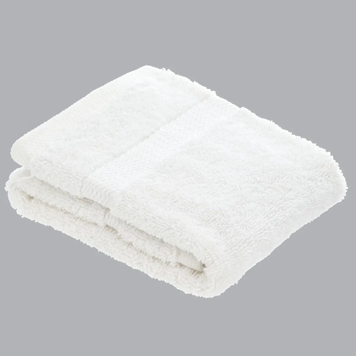 TENDANCE Serviette de bain coton (30 x 50 cm) Timeless he Blanc Outlet
