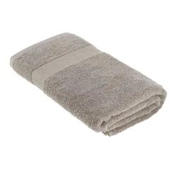 TENDANCE Serviette de bain coton (90 x 150 cm) Timeless Taupe